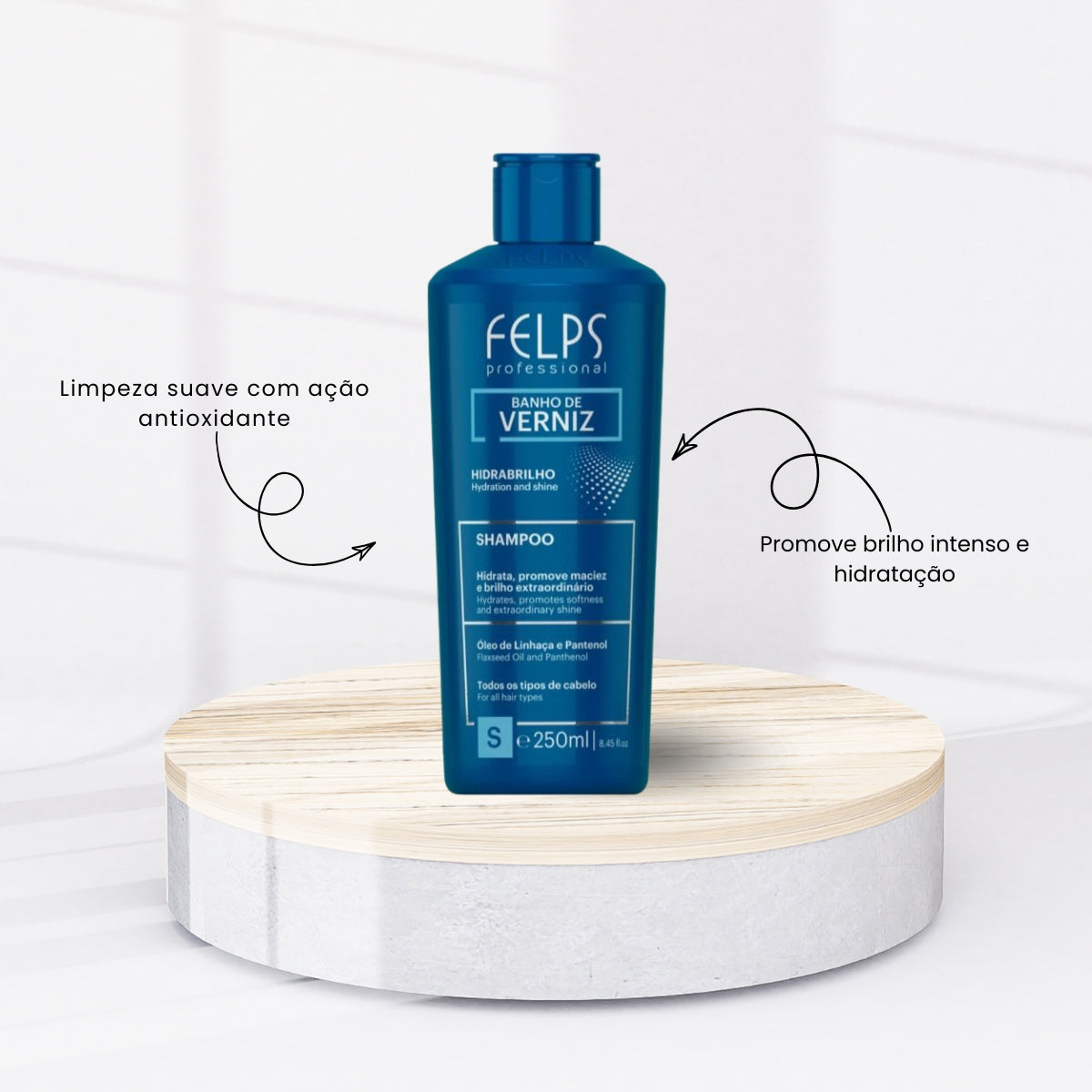 Shampoo Felps Banho de Verniz 250 ml
