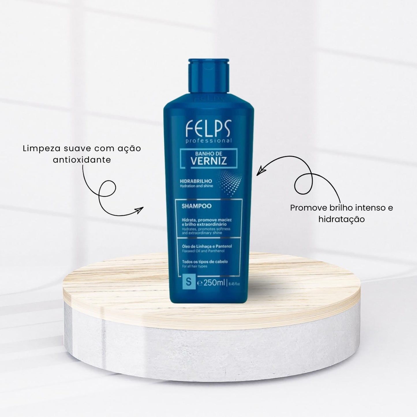 Shampoo Felps Banho de Verniz 250 ml