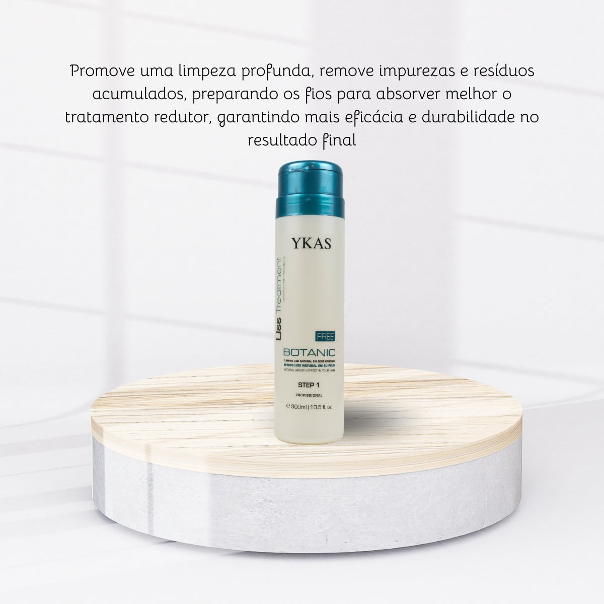 Progressiva Ykas Free Botanic Liss Treatment Step 1 Efeito Liso 300 ml
