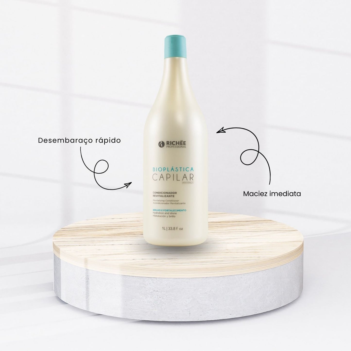 Condicionador Revitalizante Richée Bioplástica 1000 ml