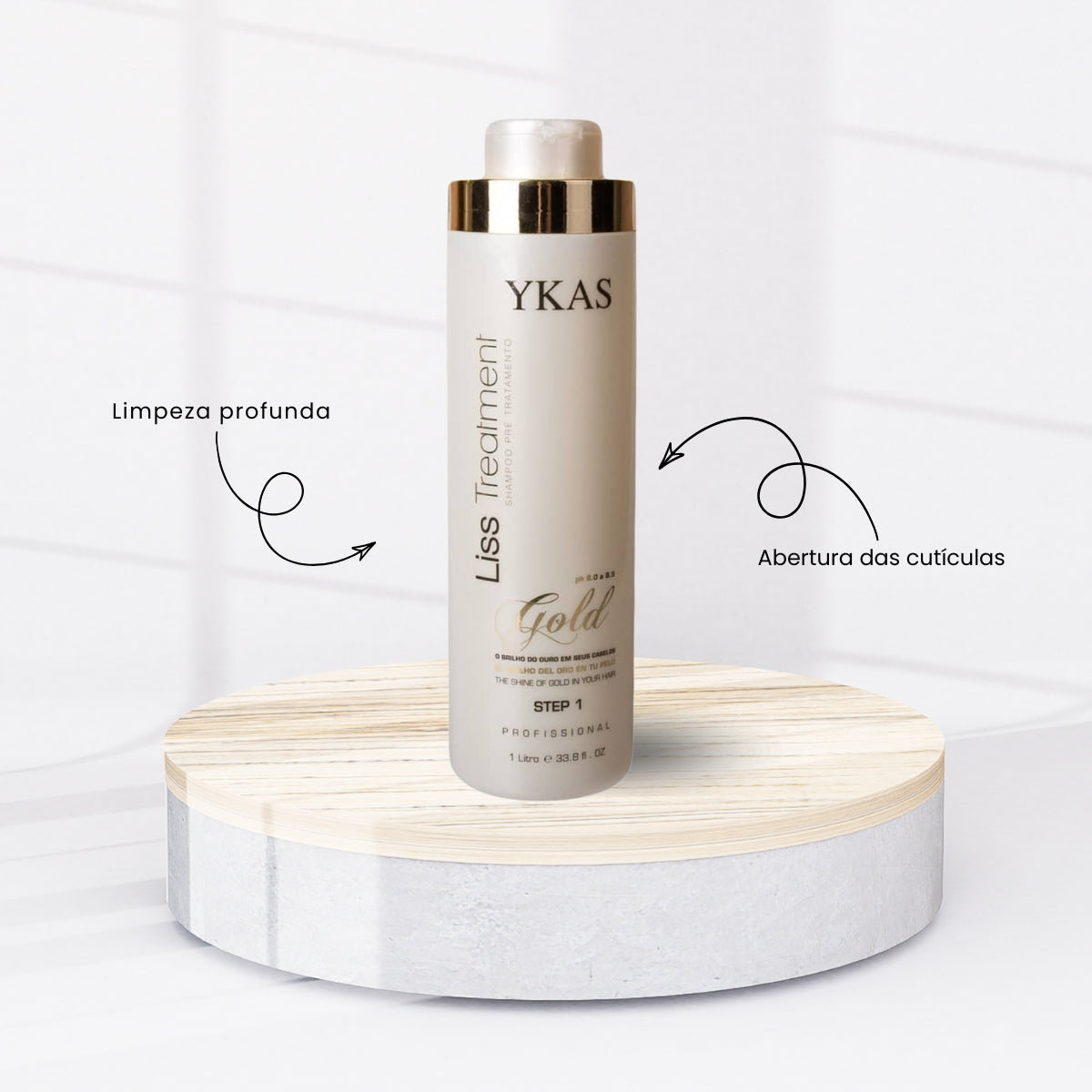 Progressiva Ykas Liss Treatment Gold Step 1 1 Litro
