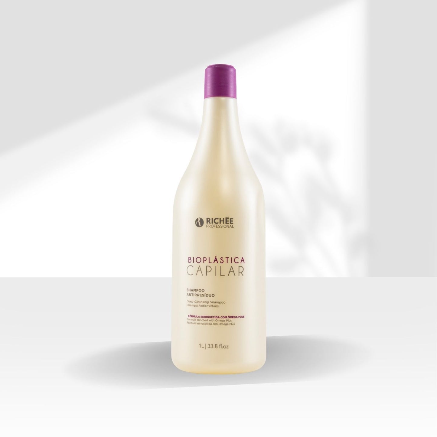 Shampoo Antirresiduo Richée Bioplástica Alinhamento 1000 ml