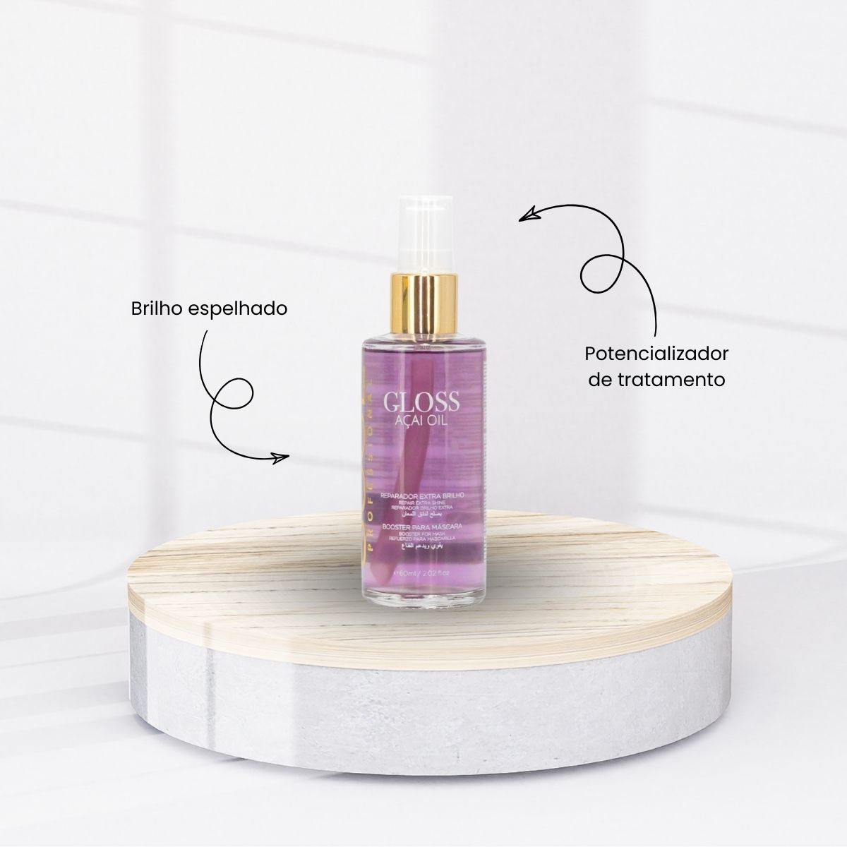 Soul Gloss Açai Oil Oleo Reparador de Pontas 60 ml