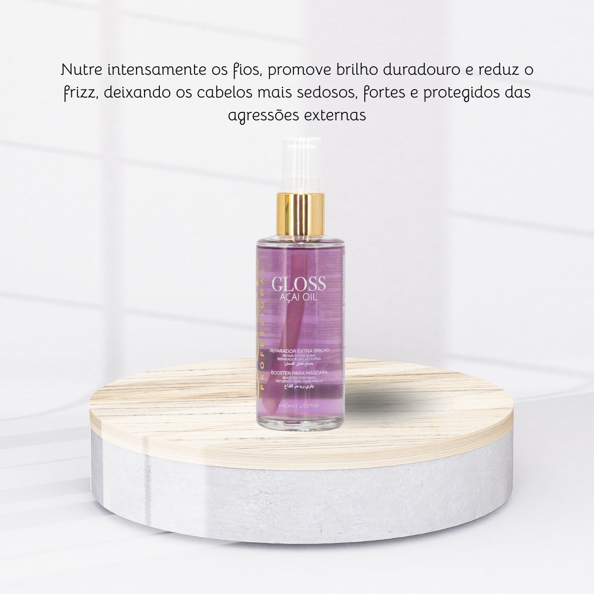 Soul Gloss Açai Oil Oleo Reparador de Pontas 60 ml