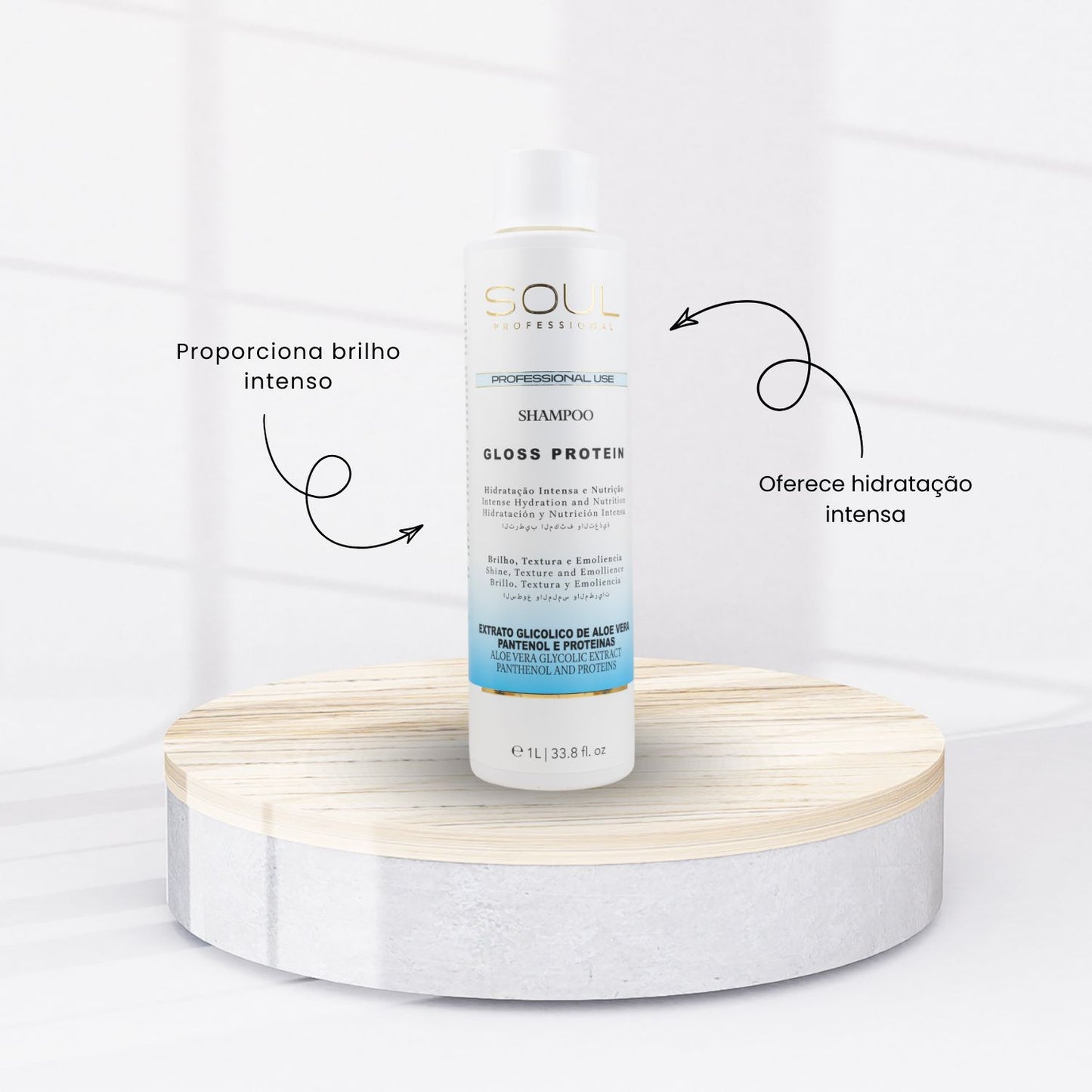 Shampoo Soul Gloss Protein Hidratação 1 Litro