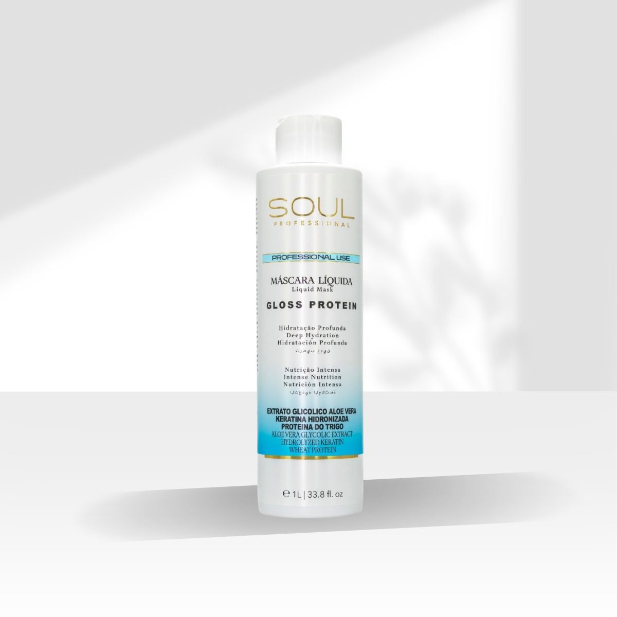 Máscara Soul Gloss Protein Máscara de Hidratação 1 Litro