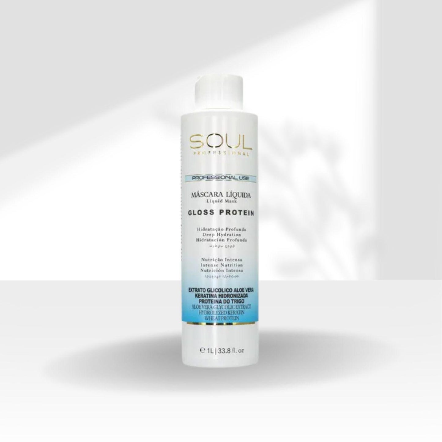 Máscara Soul Gloss Protein Máscara de Hidratação 1 Litro