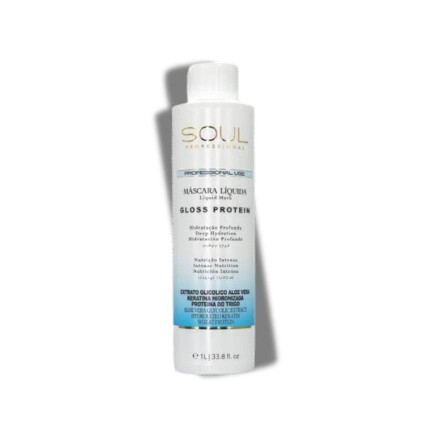Máscara Soul Gloss Protein Máscara de Hidratação 1 Litro