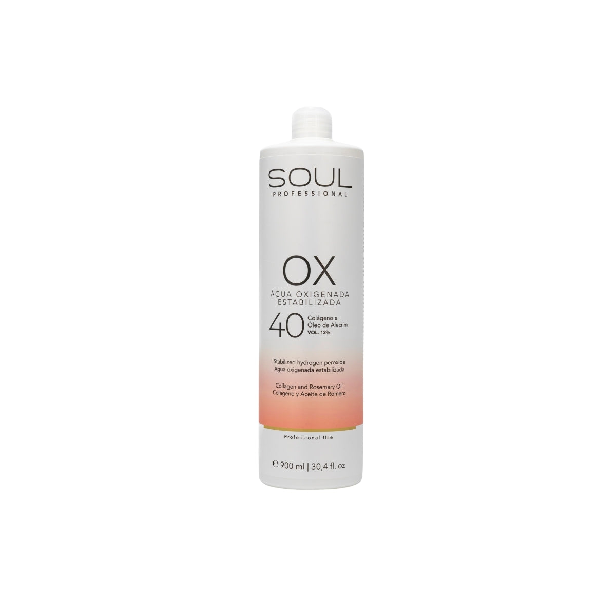 Agua Oxigenada Soul OX Vol 40 900 ml