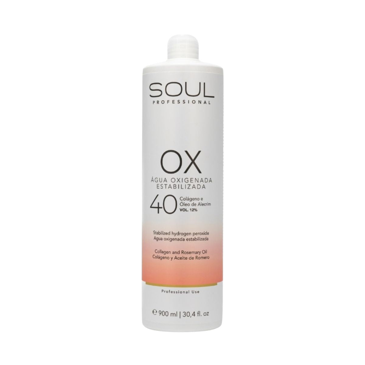 Agua Oxigenada Soul OX Vol 40 900 ml