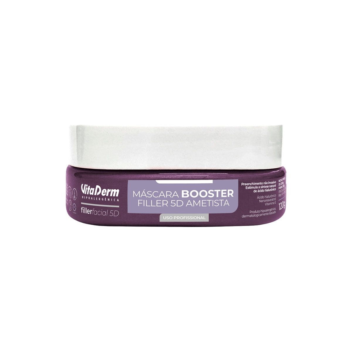 Máscara Vita Derm Ametista Filler 5D Booster 120 g