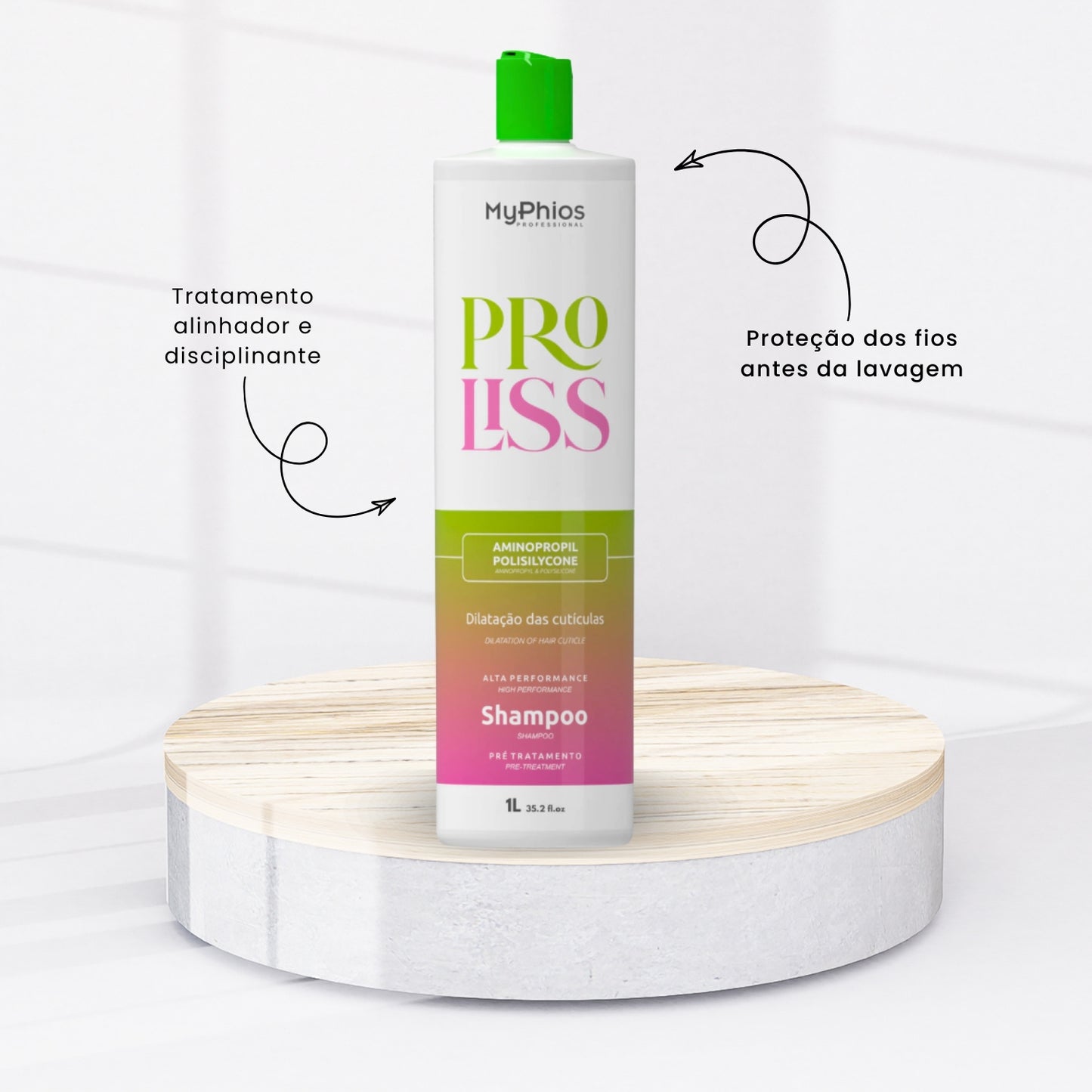 Pré Shampoo MyPhios ProLiss Tratamento 1 Litro