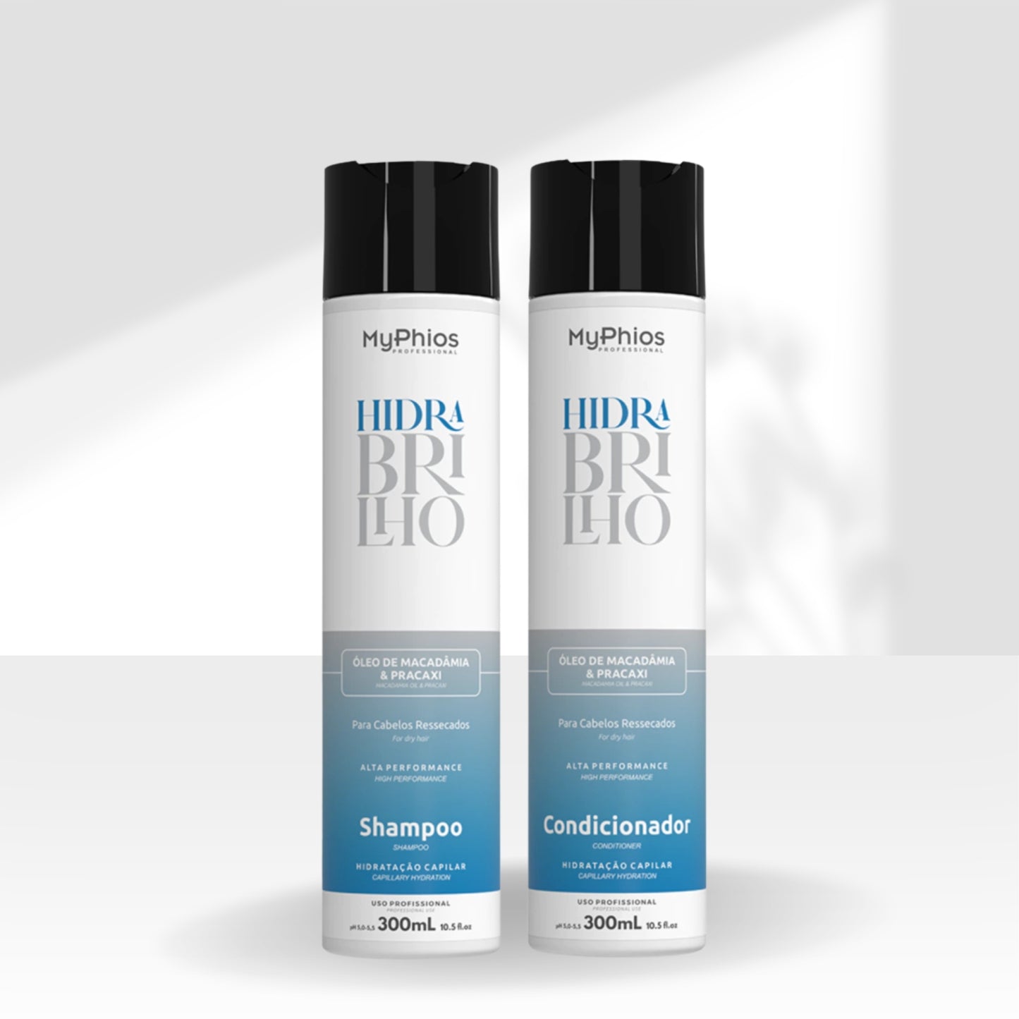 Kit MyPhios Hidra Brilho Shampoo e Condicionador 300 ml