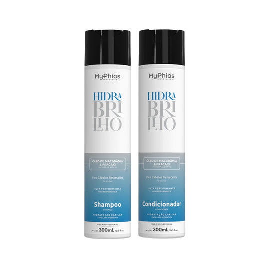 Kit MyPhios Hidra Brilho Shampoo e Condicionador 300 ml