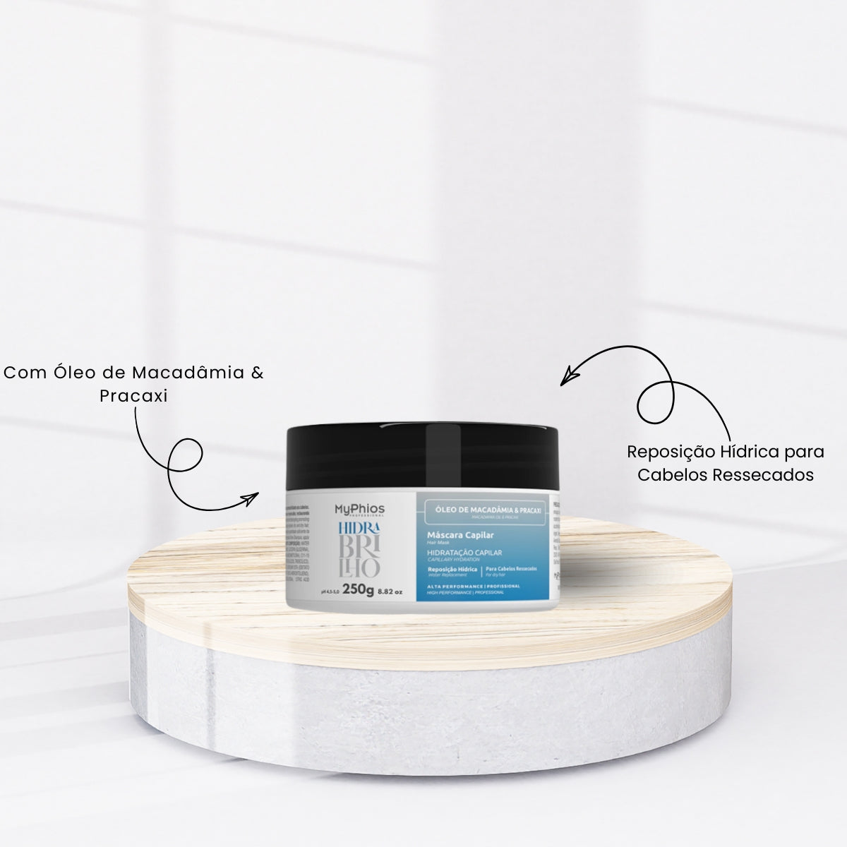 Kit MyPhios Hidra Brilho Completo Hidratação Capilar