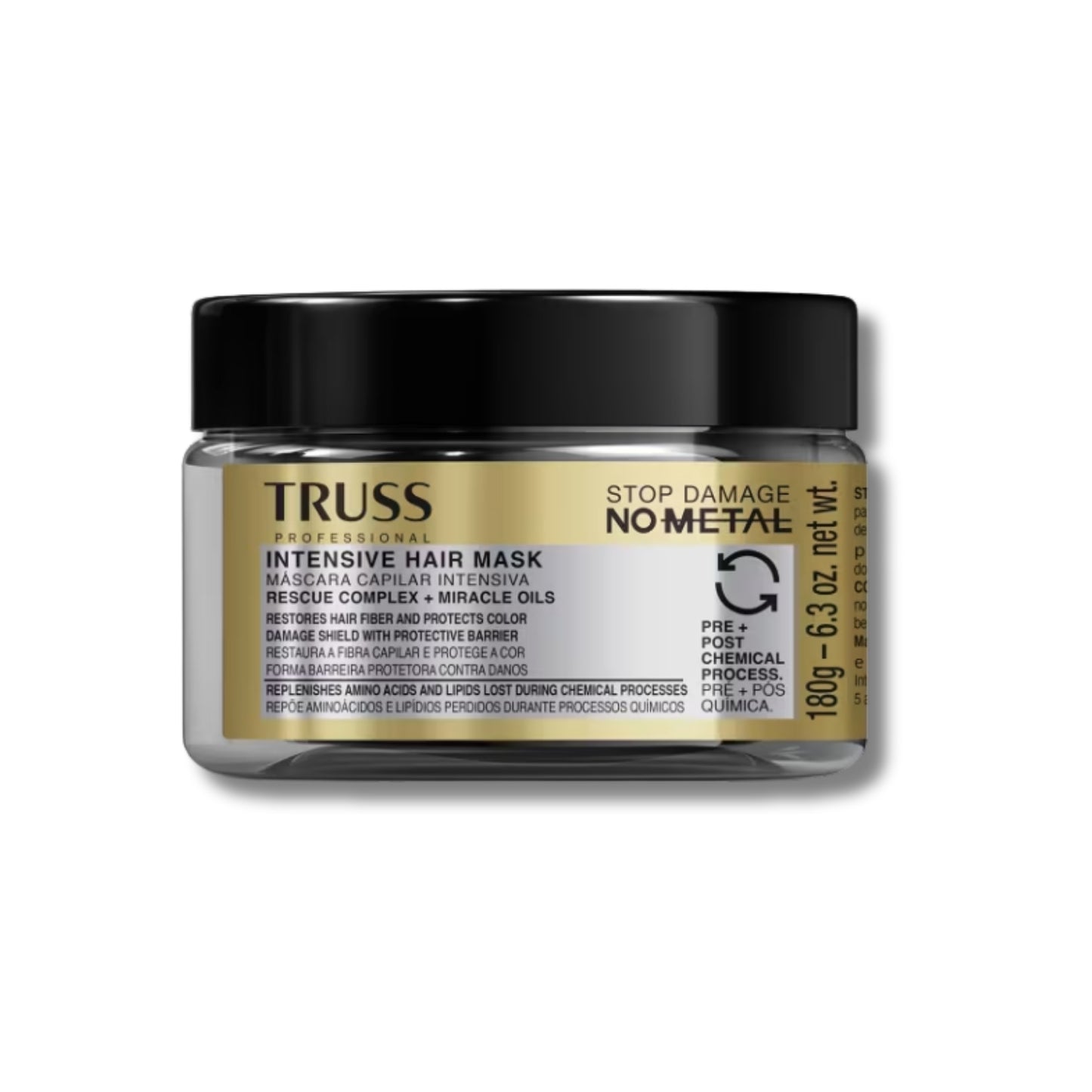 Mascara Truss Intensiv Mask No Metal Reconstrução 180 g