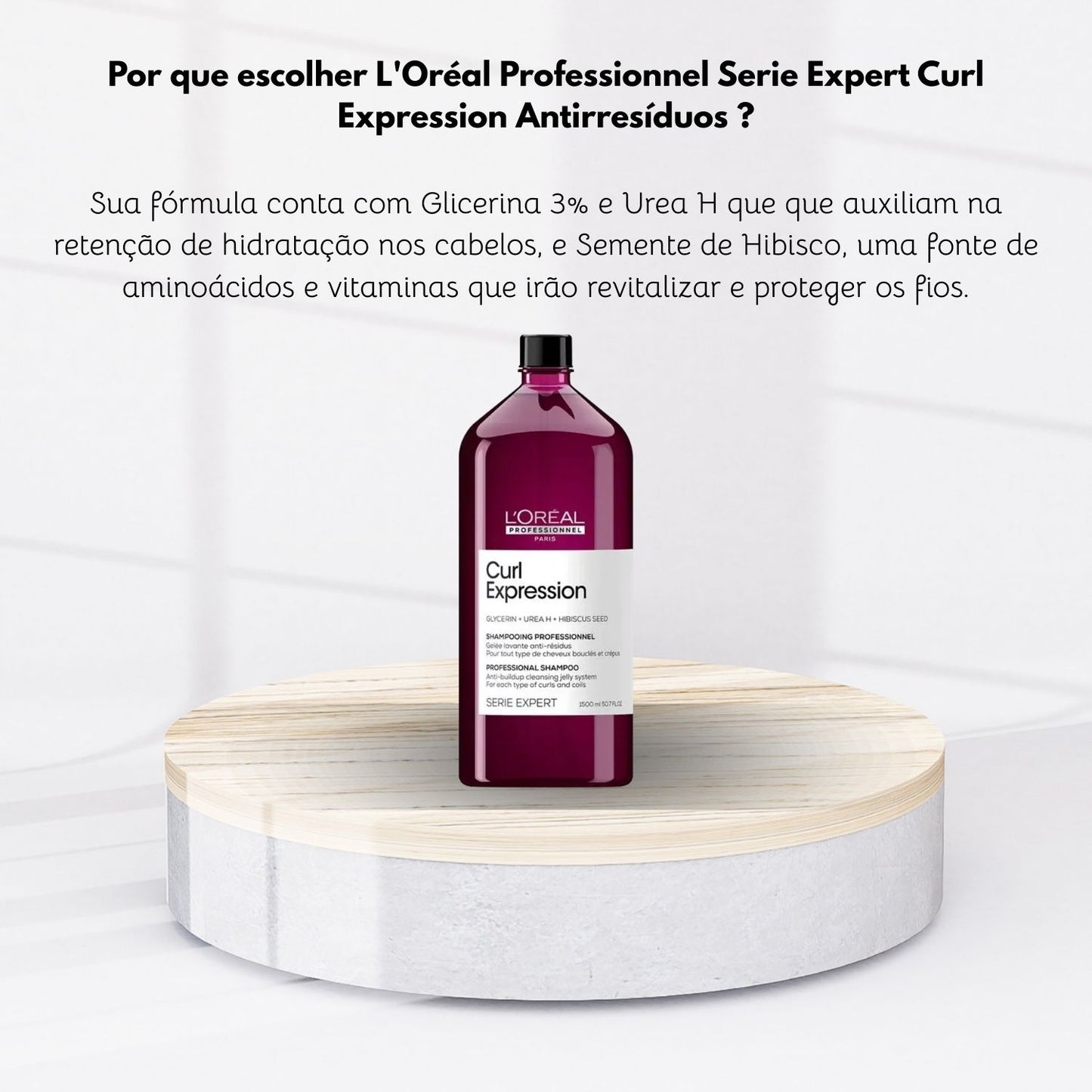 Shampoo Antirresíduo Loreal Curl Expression 1500 ml