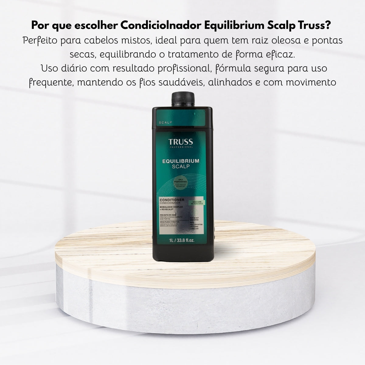 Condicionador Truss Equilibrium Scalp Uso Diário 1 Litro