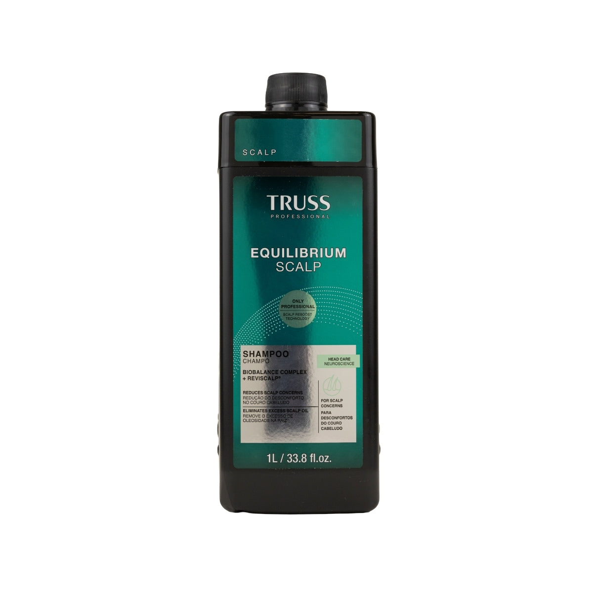 Shampoo Truss Equilibrium Scalp Uso Diário Shampoo para Cabelo Oleoso 1 Litro