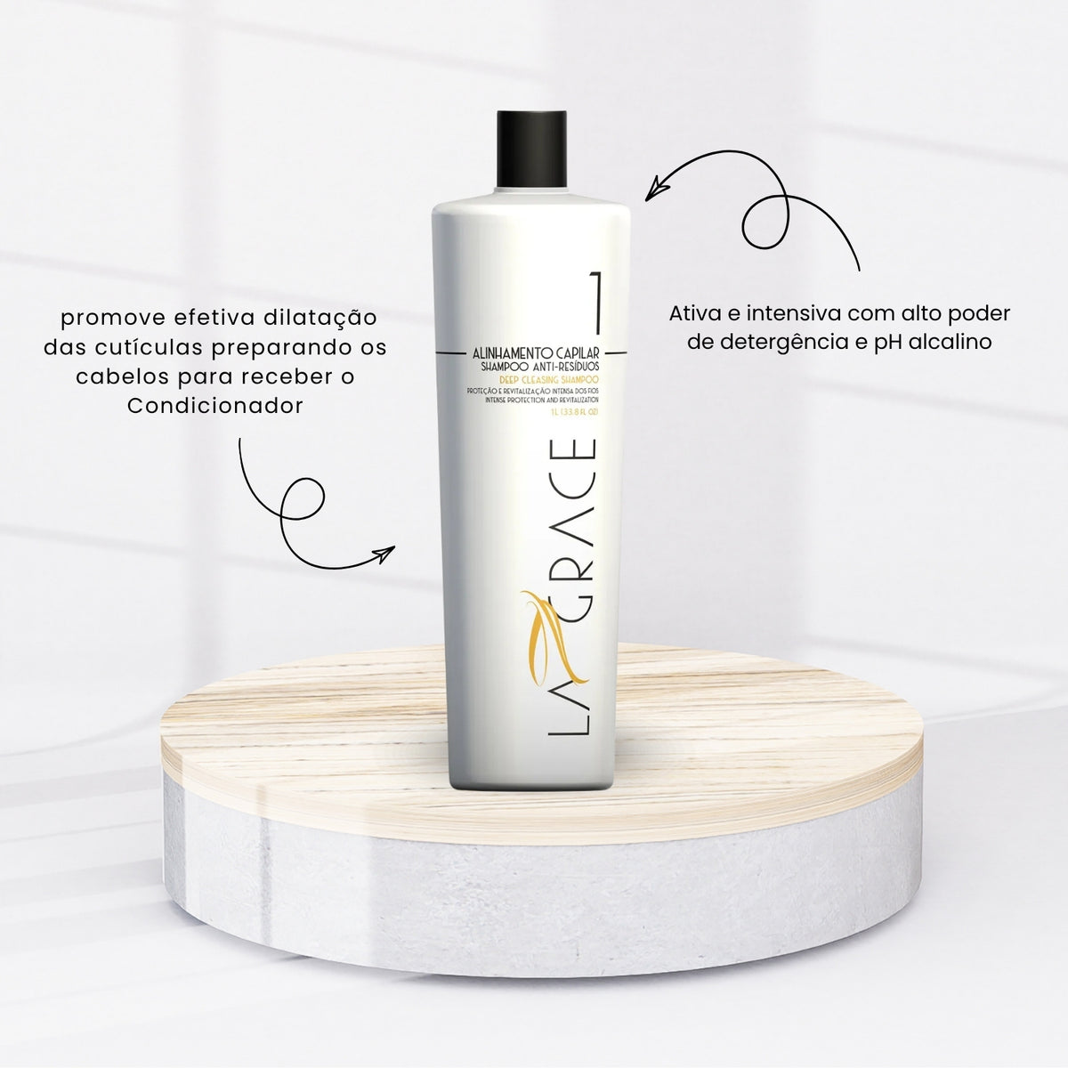 Progressiva Portier La Grace 2 x 1 Alinhamento Capilar 1 Litro