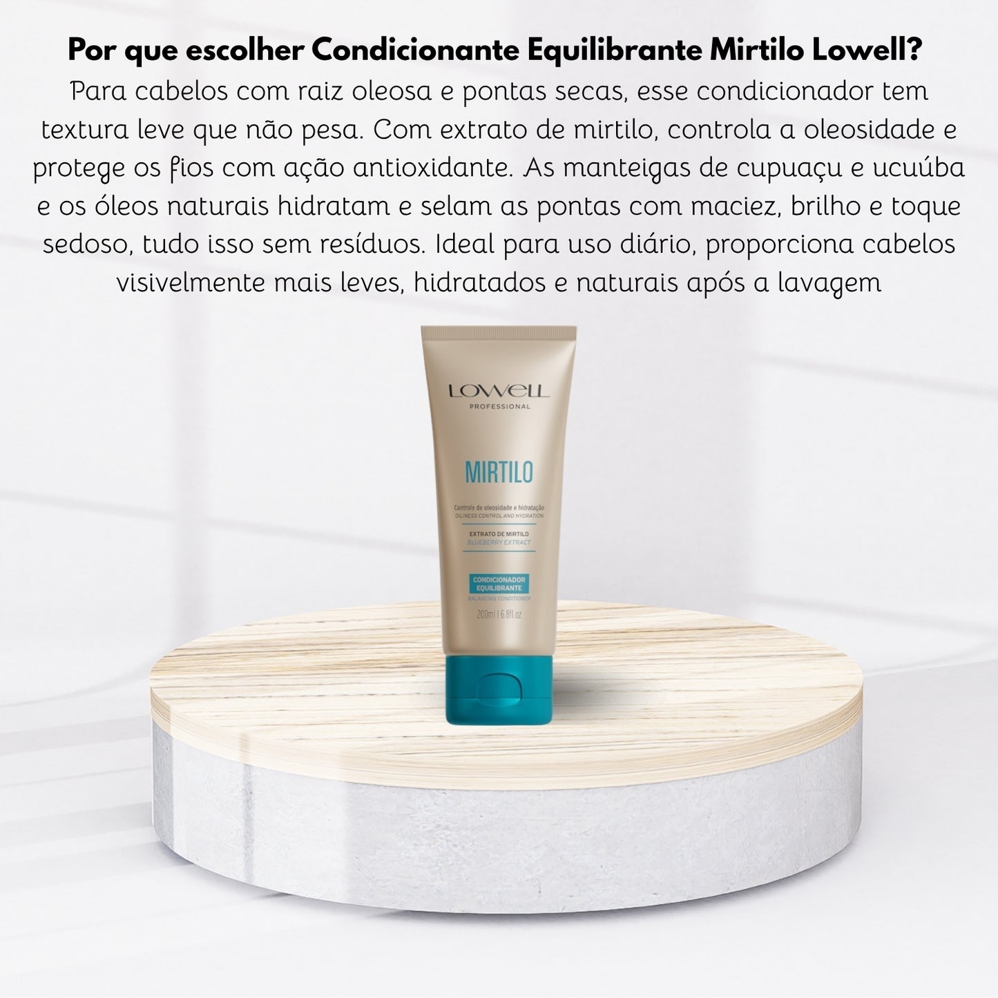 Condicionador Lowell Mirtilo Equilibrante 200 ml