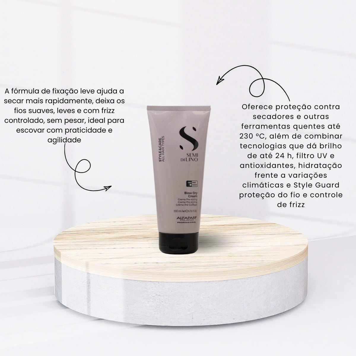 Alfaparf Semi Di Lino Style&Care Blow Dry Cream 200 ml