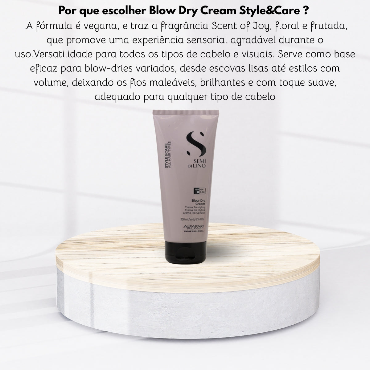 Alfaparf Semi Di Lino Style&Care Blow Dry Cream 200 ml