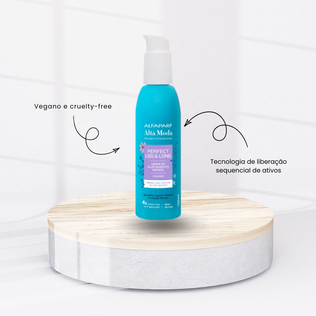 Leave-in Alfaparf Alta Moda Perfect Liss & Long Vegano 125 ml