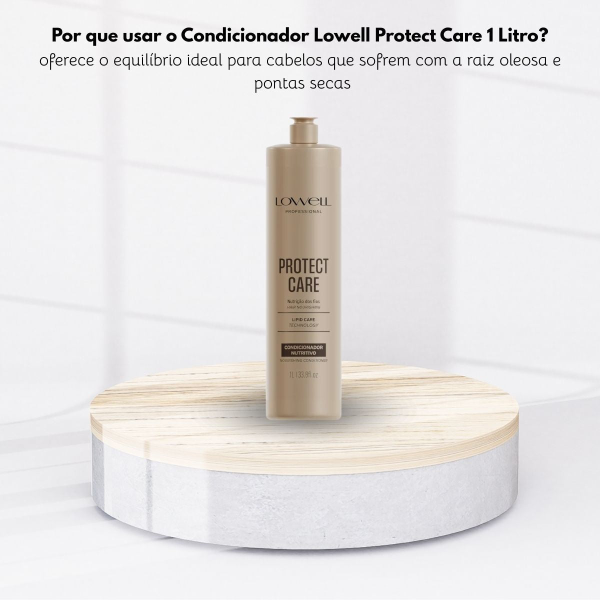 Condicionador Lowell Protect Care Nutrição dos fios 1 Litro