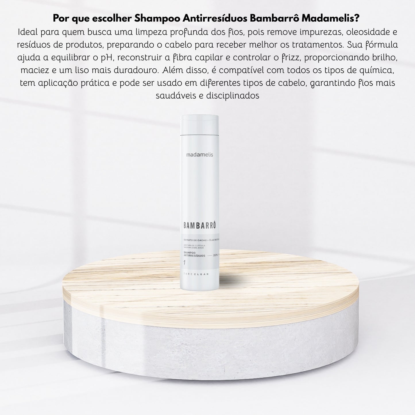 Progressiva Madamelis Bambarrô Alinhamento Capilar Shampoo 300 ml