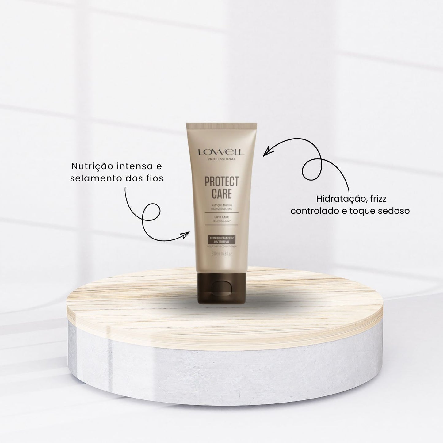 Condicionador Lowell Protect Care Nutrição dos Fios 200 ml