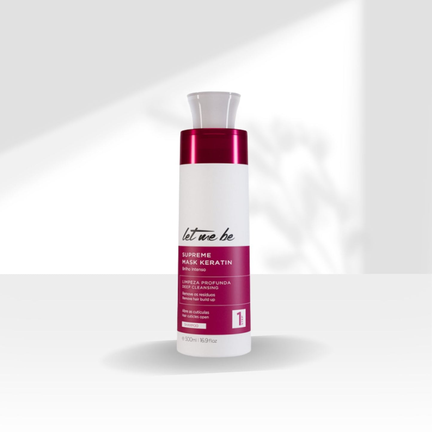 Shampoo Antirresíduo Let Me Be Supreme Mask Keratin Alinhamento 500 ml