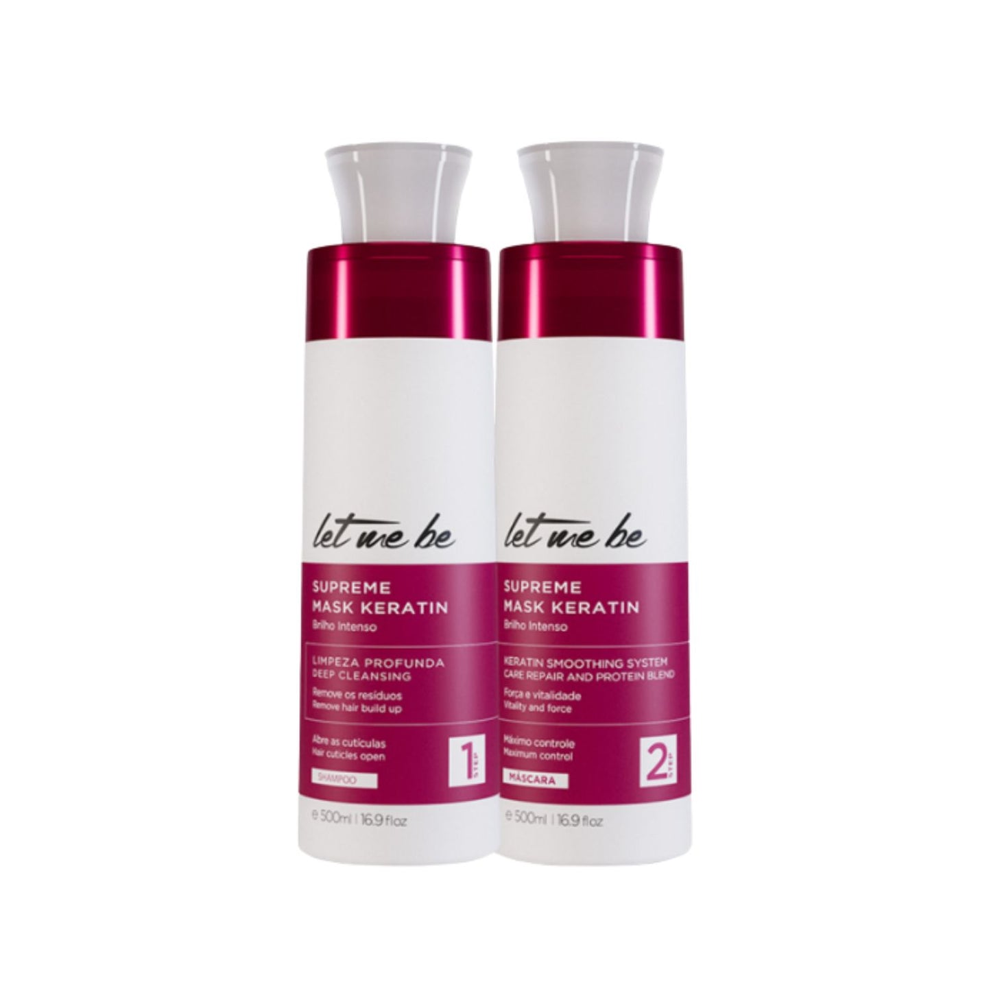 Kit Let Me Be Supreme Mask Keratin Alinhamento capilar 500 ml