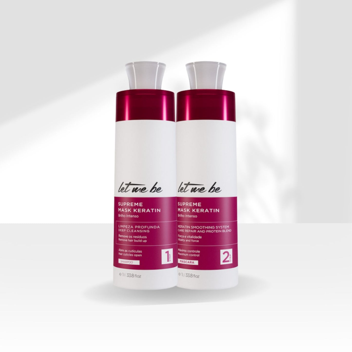 Kit Let Me Be Supreme Mask Keratin Alinhamento Capilar 1 Litro
