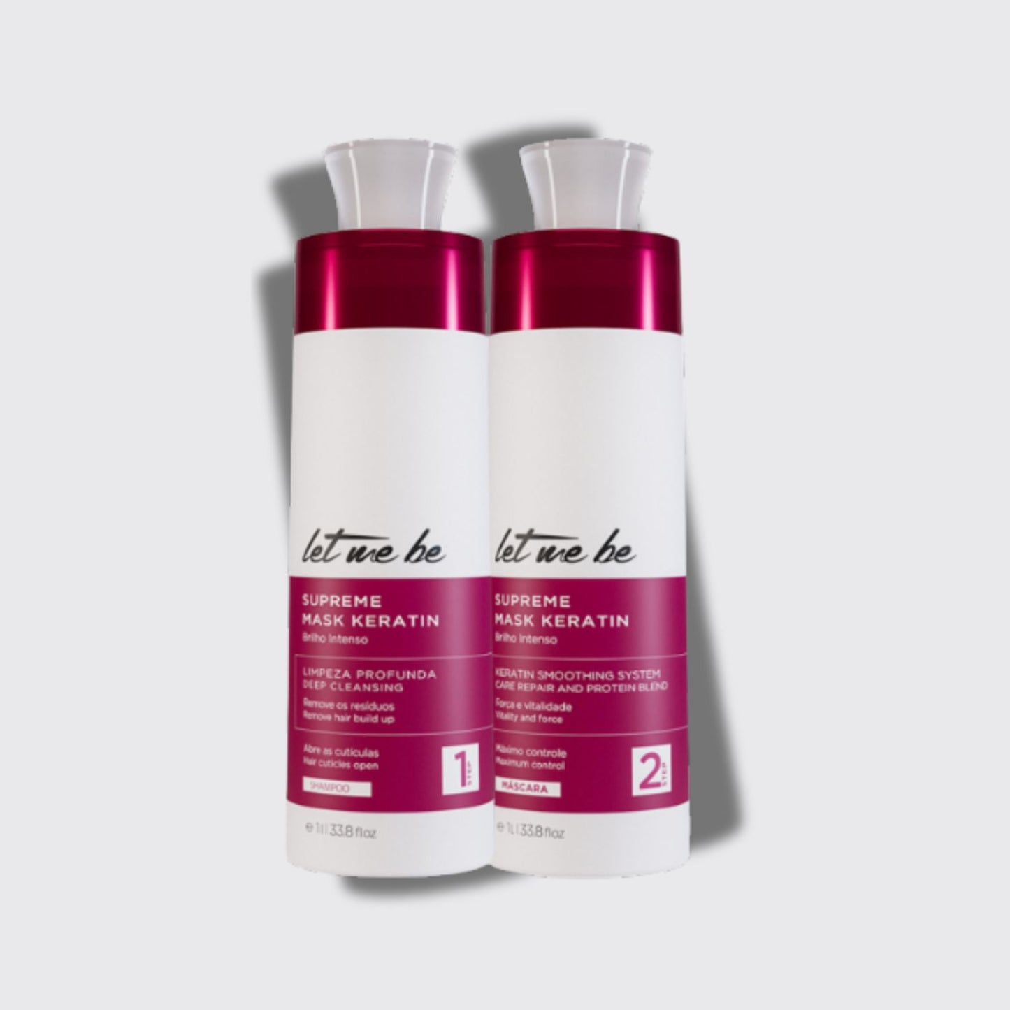 Kit Let Me Be Supreme Mask Keratin Alinhamento Capilar 1 Litro