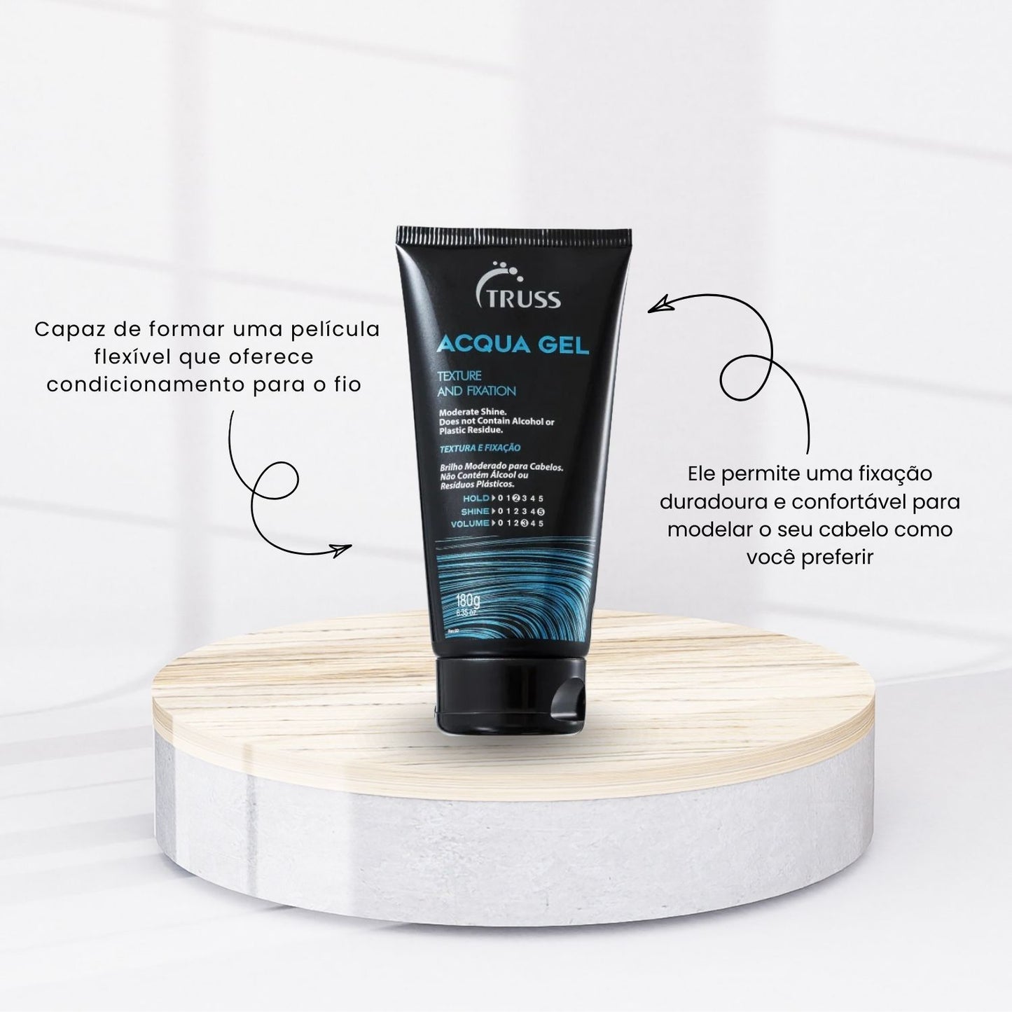 Gel Fixador Truss Gel Finalizador Definição e Fixação Duradoura 180 g