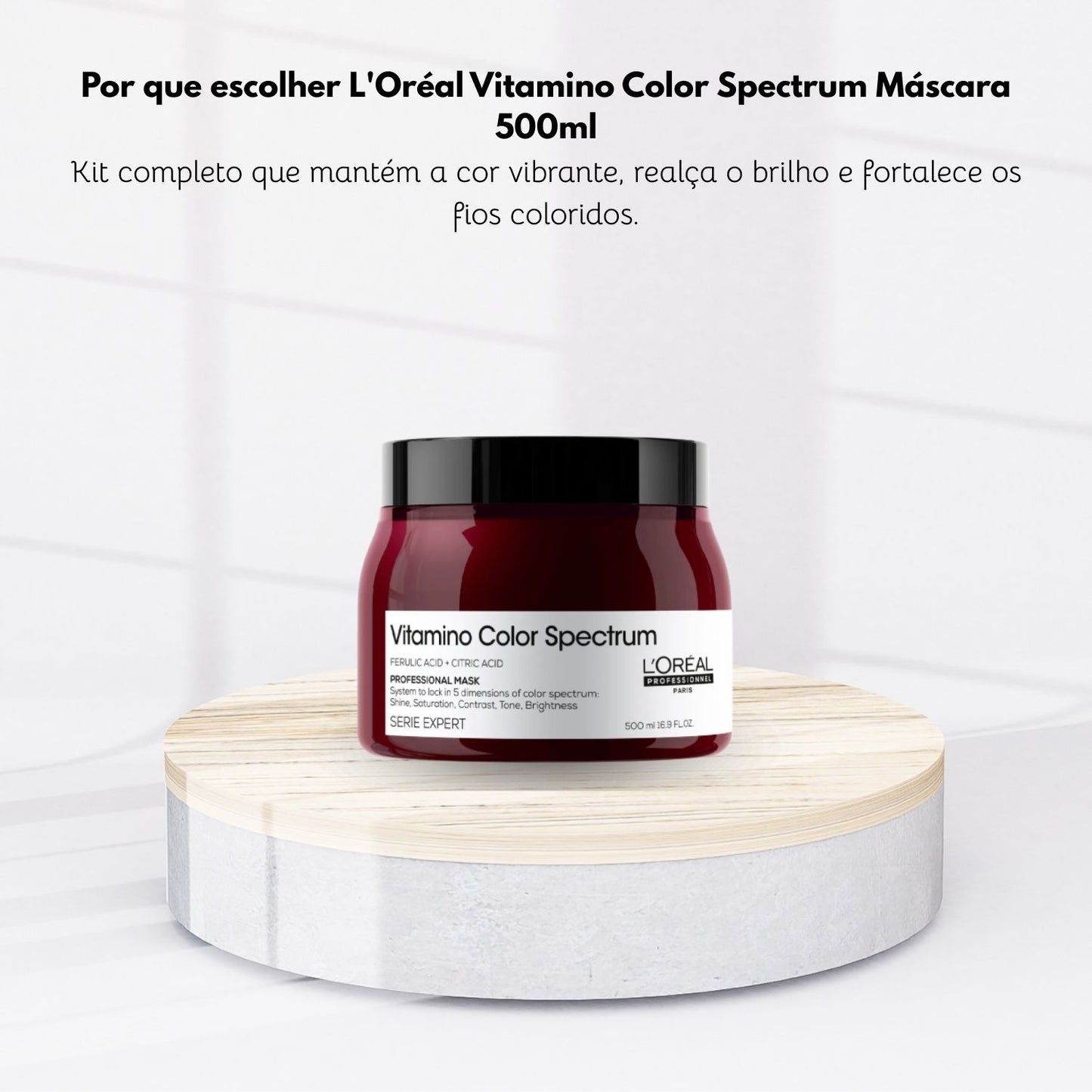Máscara Loreal Vitamino Color Spectrum 500 ml