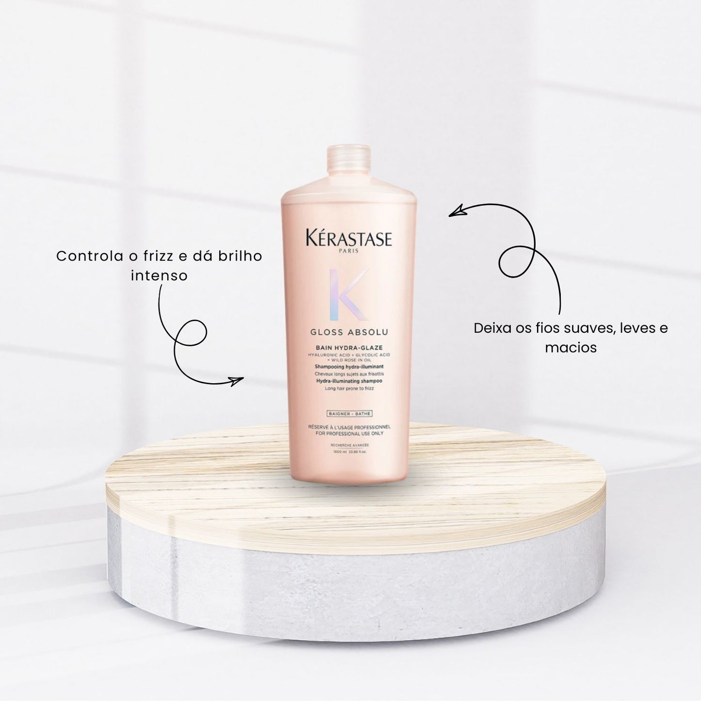 Shampoo Kérastase Paris Gloss Absolu Gloss Absolu 1 Litro