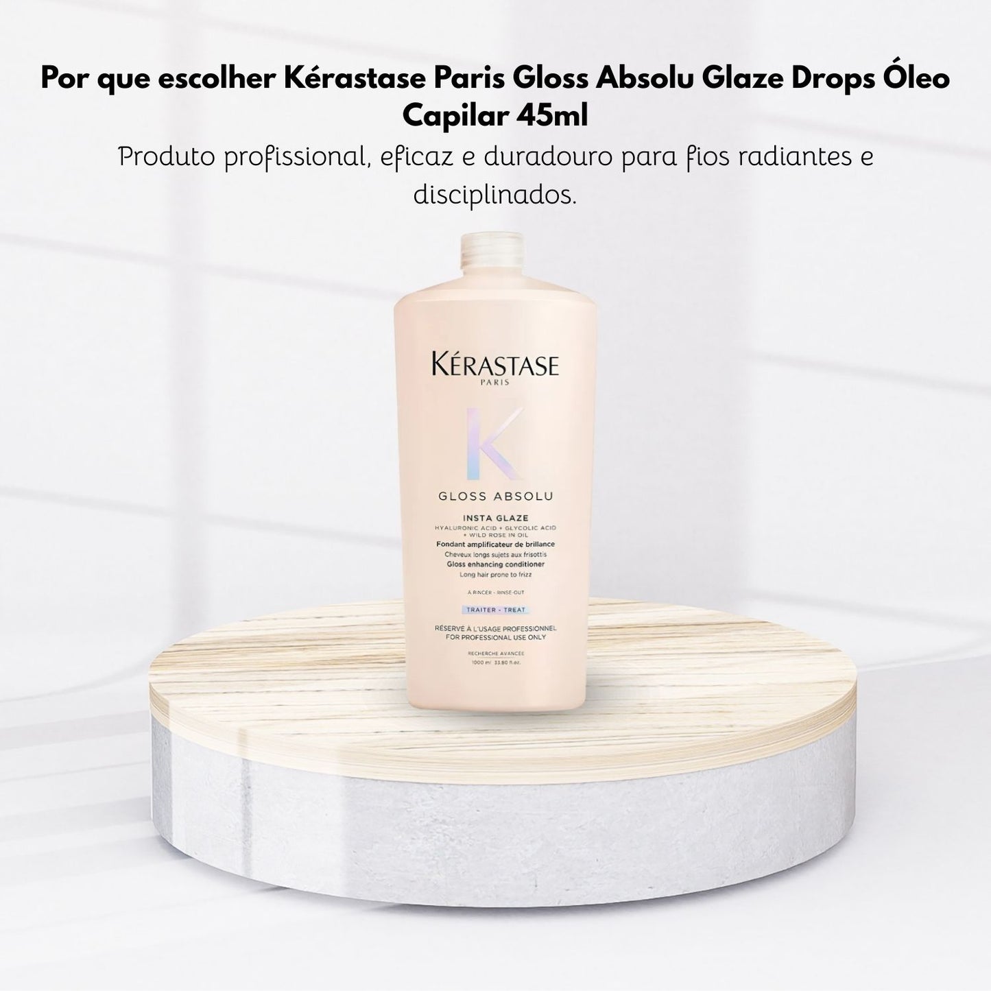 Condicionador Kérastase Paris Gloss Absolu Insta Glaze 1 Litro