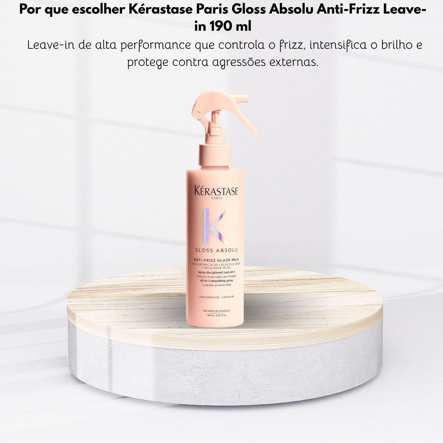 Leave-in Kérastase Paris Gloss Absolu Anti Frizz 190 ml – Doce Beleza