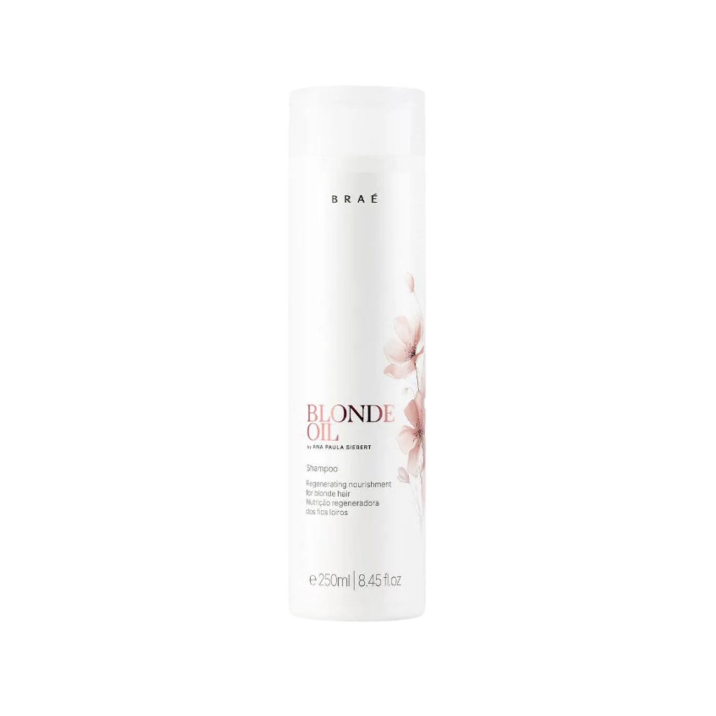 Shampoo Braé Blonde Oil Nutrição Cabelo Loiro Shampoo Hidratante 250 ml