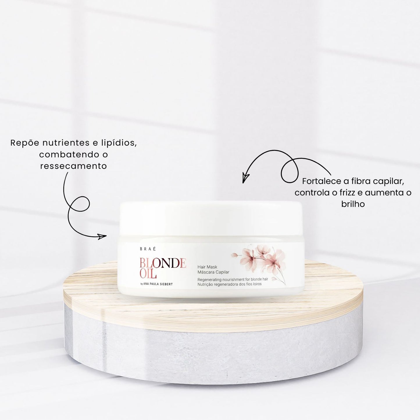 Braé Blonde Oil Hair Mask Máscara Capilar 200 g