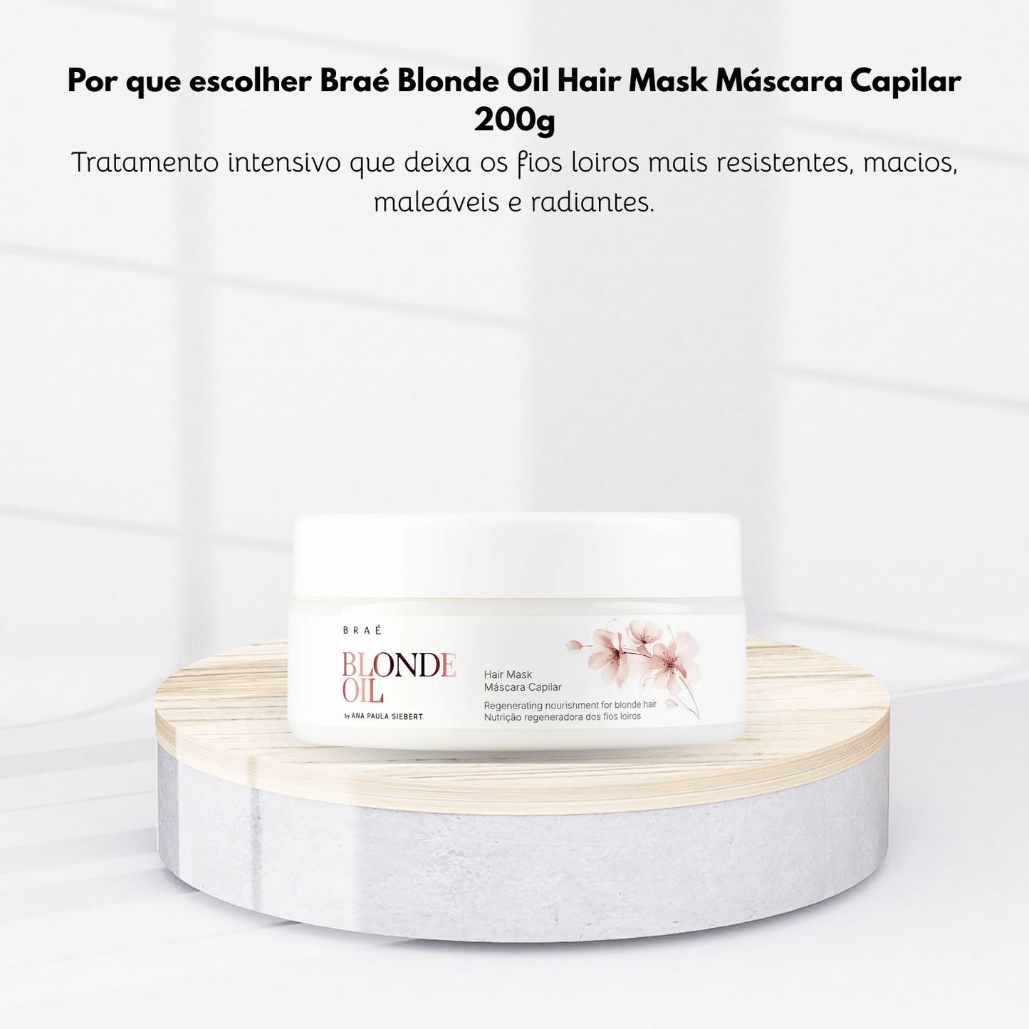 Braé Blonde Oil Hair Mask Máscara Capilar 200 g