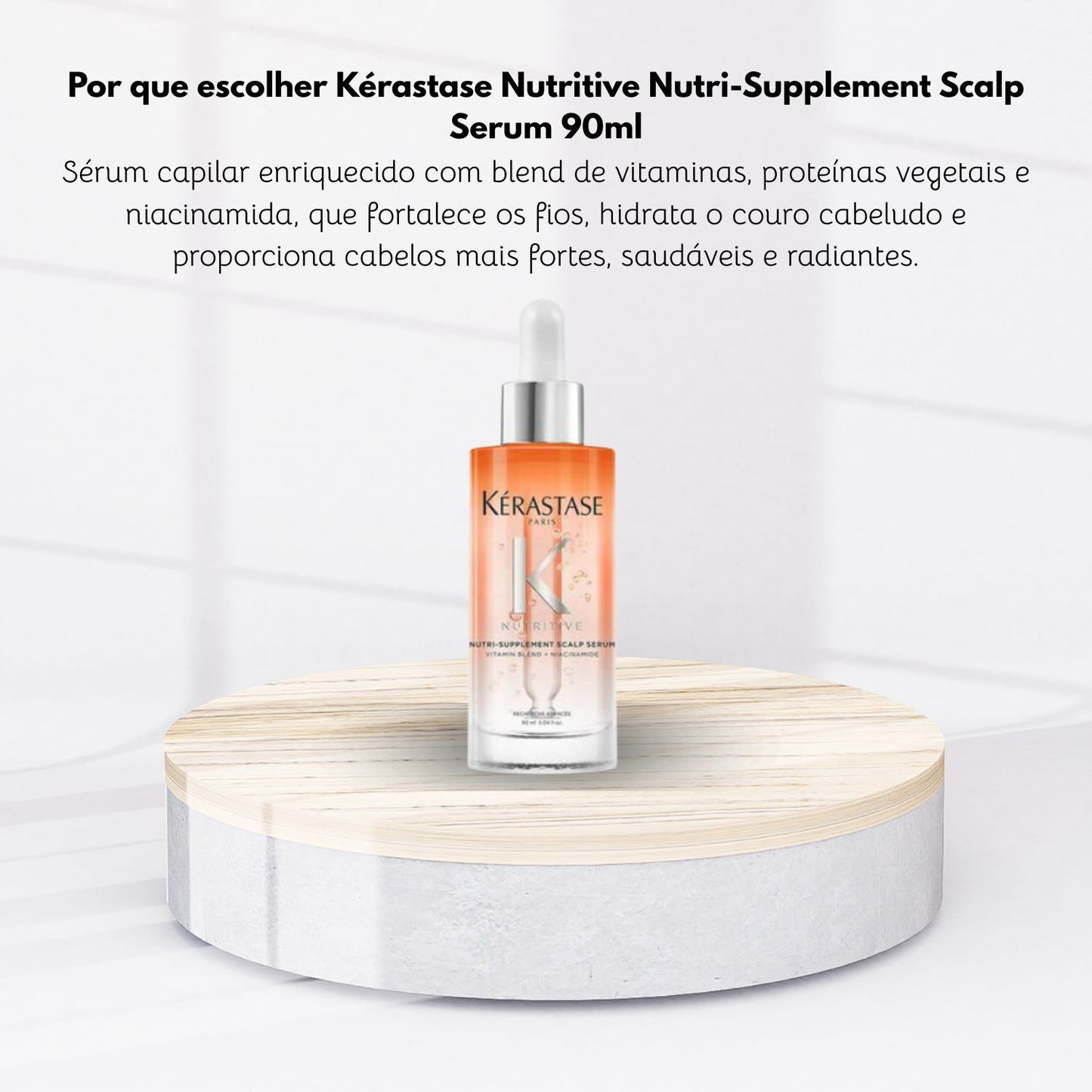 Serum Kérastase Nutritive Nutri-Supplement Scalp Oleo Reparador de Pontas 90 ml