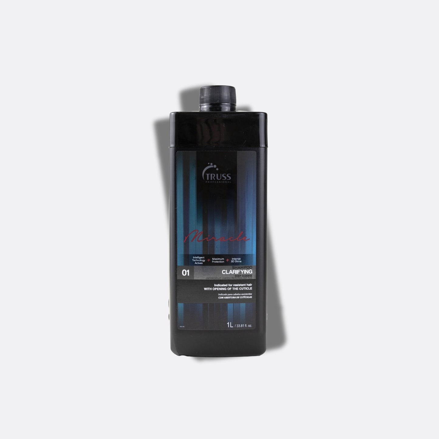 Shampoo Truss Clarifying Deep Cleanse Fios e Cutículas 1 Litro