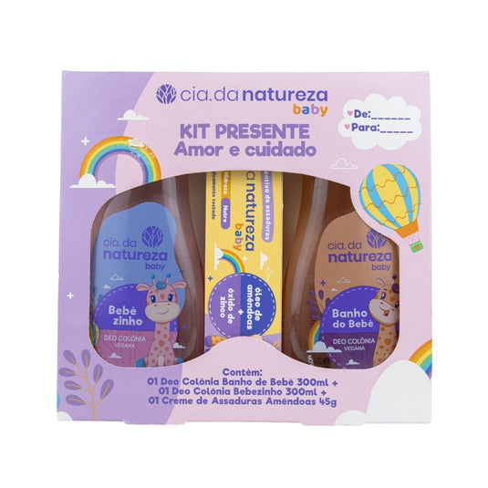 Cia da Natureza Kit Presente Baby Amor e Cuidado
