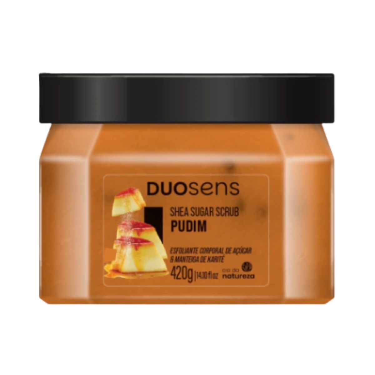 Esfoliante Cia da Natureza Duosens Pudim 420 g