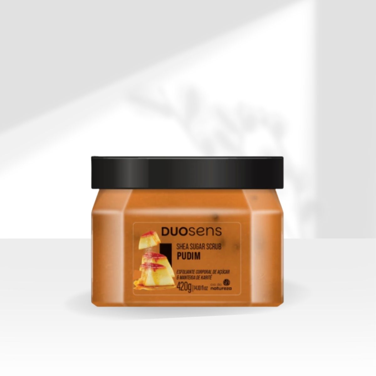 Esfoliante Cia da Natureza Duosens Pudim 420 g