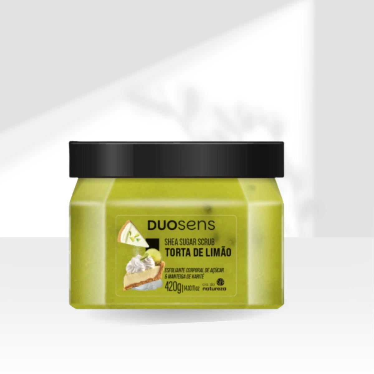 Esfoliante Cia da Natureza Duosens Torta de Limao 420 g