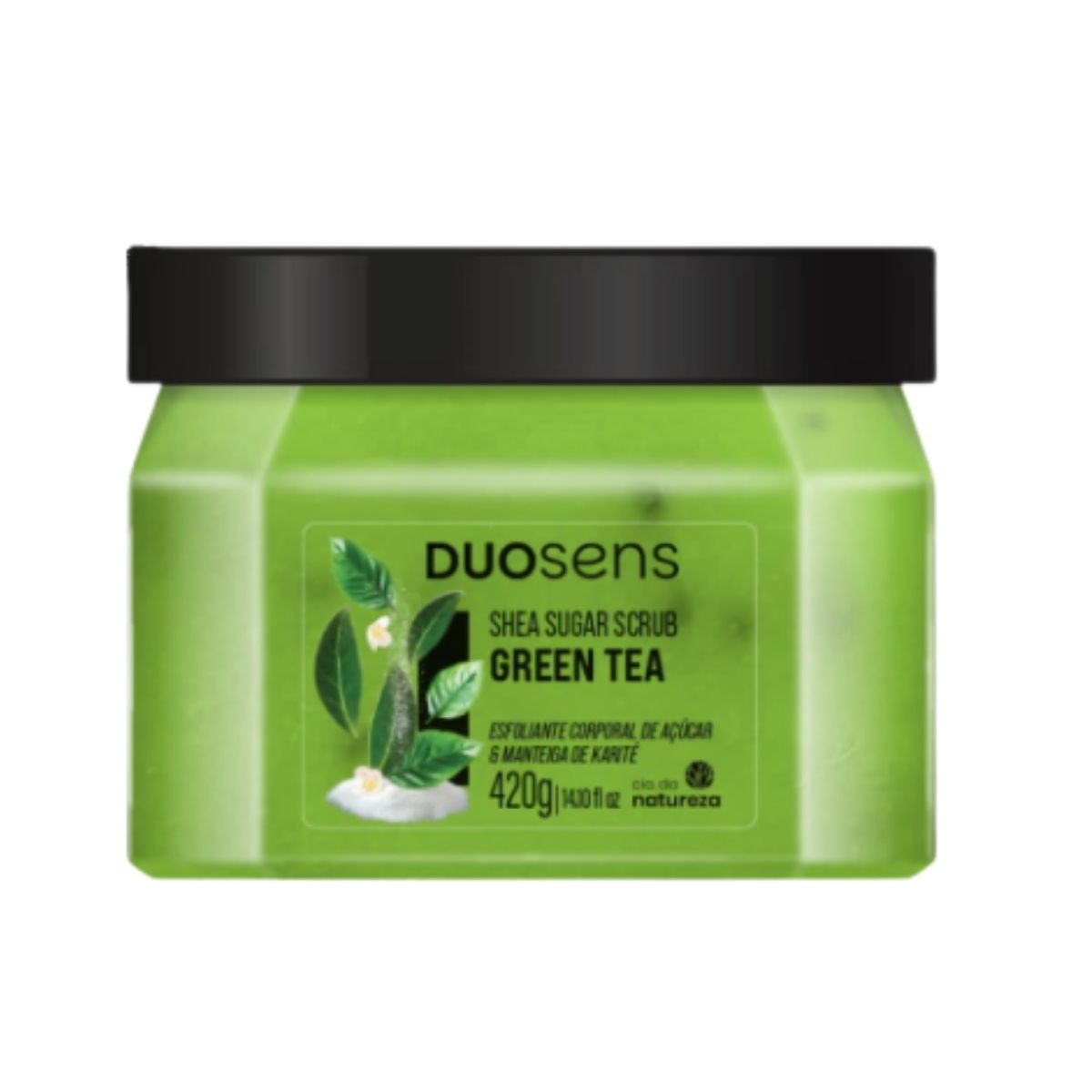 Esfoliante Cia da Natureza Duosens Green Tea 420 g